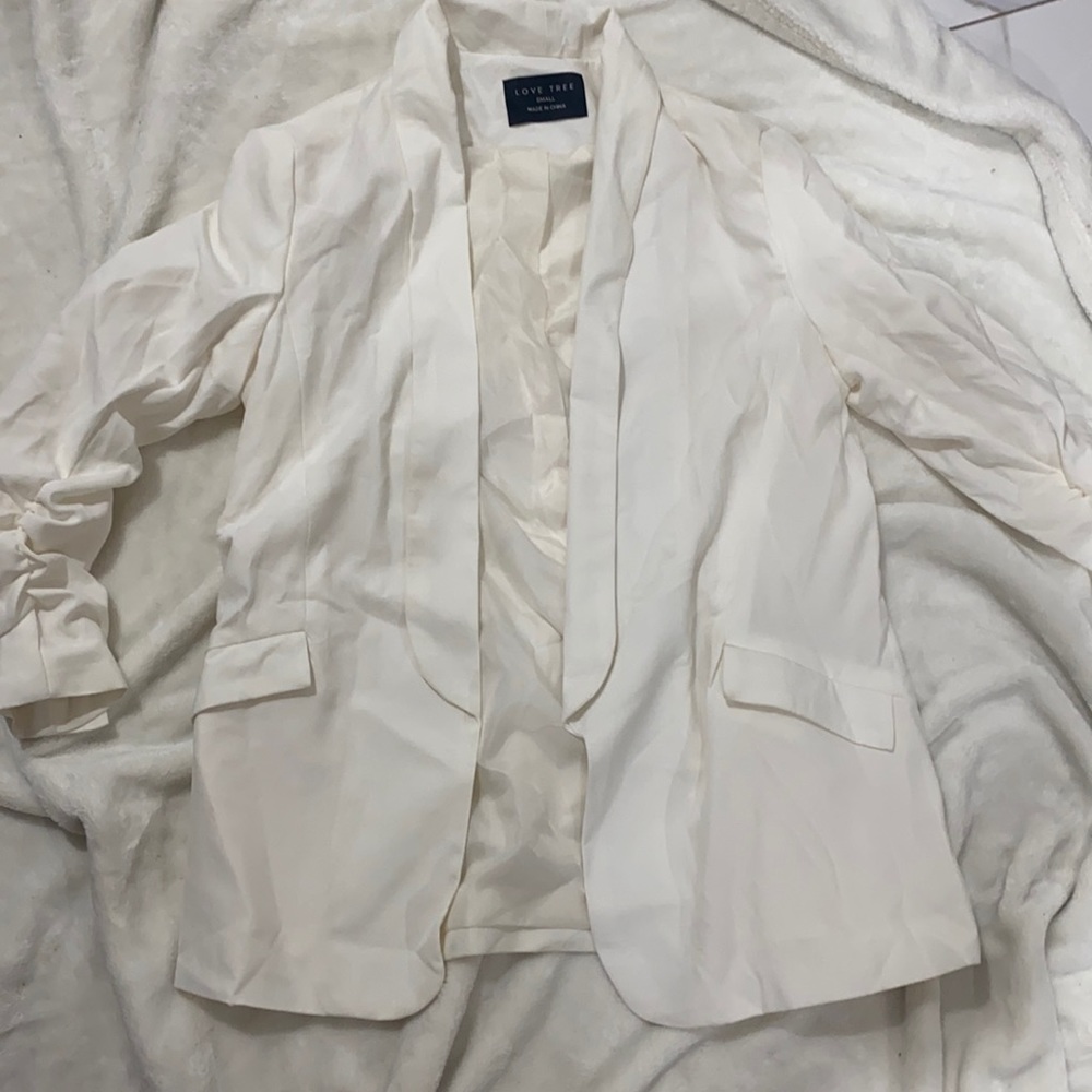 White blazer